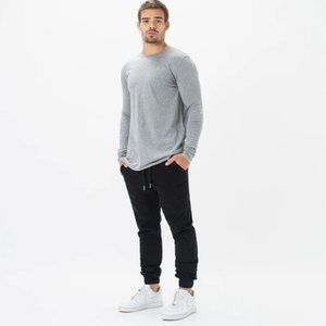 Zanerobe Flintlock LS Tee Dk Grey Marle Size Medium